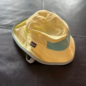 PATAGONIA Kids Yellow and Blue Sun Hat